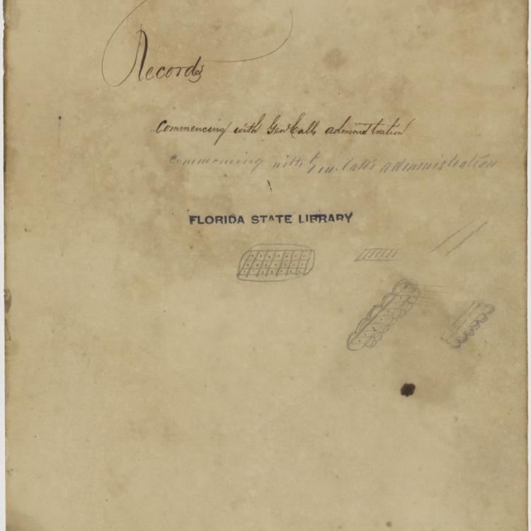 Letterbook of Governor Richard Keith Call