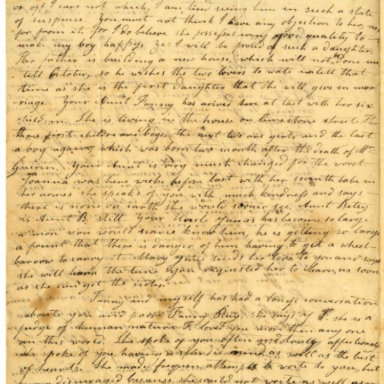 Thomas T. Sloan letter collection