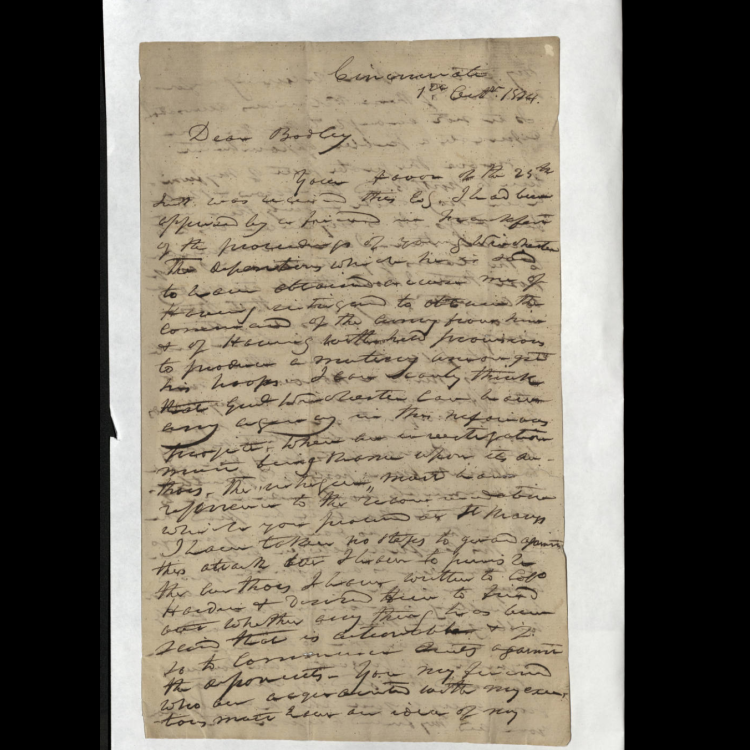 William Henry Harrison letters, 1811-1824