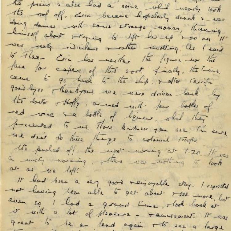 Letters from World War II: J.H. Massey