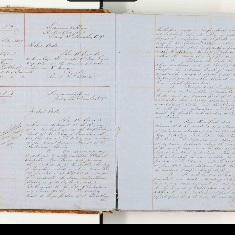 Queensland's Founding Documents: Letterbooks of the Governor of Queensland from 1859